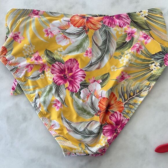 Bleu Rod‎ Beattie Paradiso High Waist Draped Tie Bikini Bottoms - Picture 8 of 8